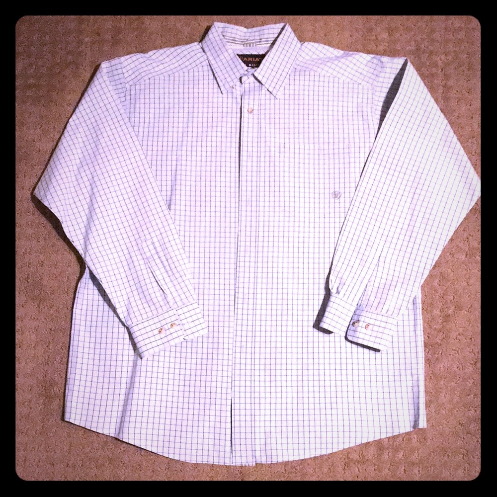 Men's long sleeve Ariat polo shirt